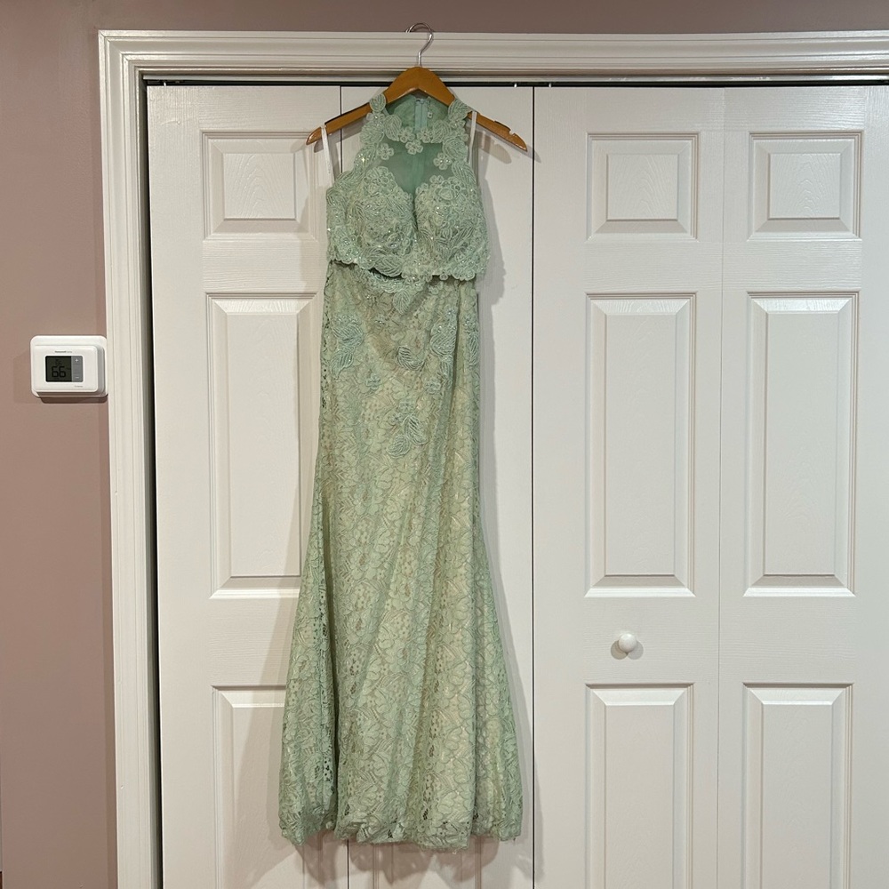 JVN two piece prom dress
